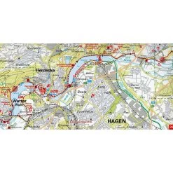 KOMPAKT-SPIRALO BVA RUHRTALRADWEG 1:50.000 - Radwanderführer -Fahrradausrüstung Geschäft 5637902154 b kompaktspiralo bva ruhrtalradweg 150000 24